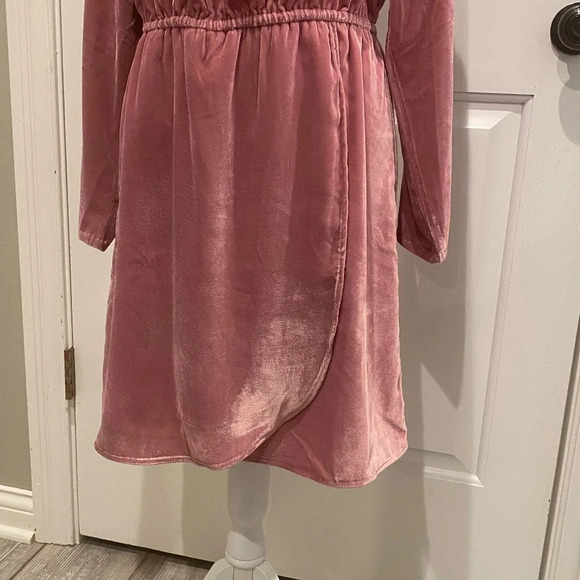 New! J. Crew Velvet Tulip Hem Faux Wrap Dress nwt 16308 - Picture 4 of 15